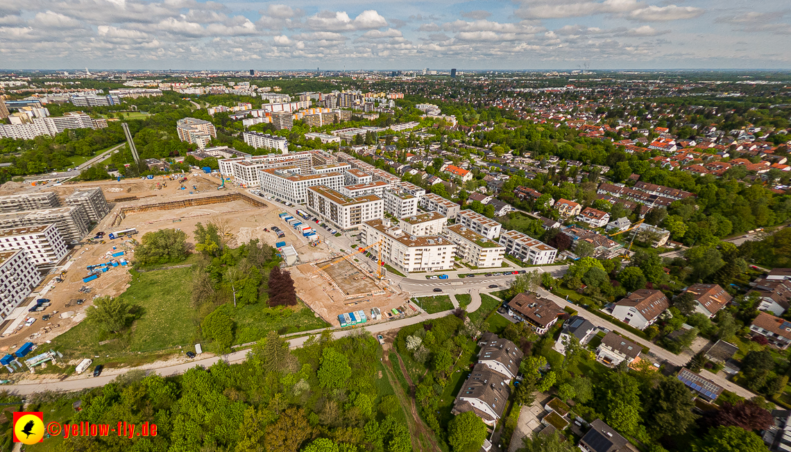 17.05.2023 - Baustelle Alexisquartier und Pandion Verde in Neuperlach